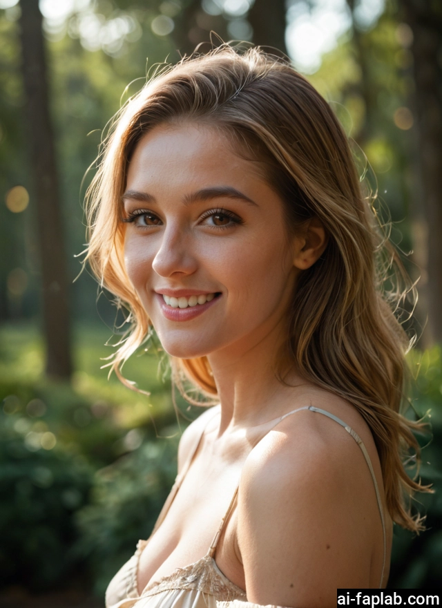 1girl, solo, breasts, looking at viewer, smile, brown eyes · Yamete.gg