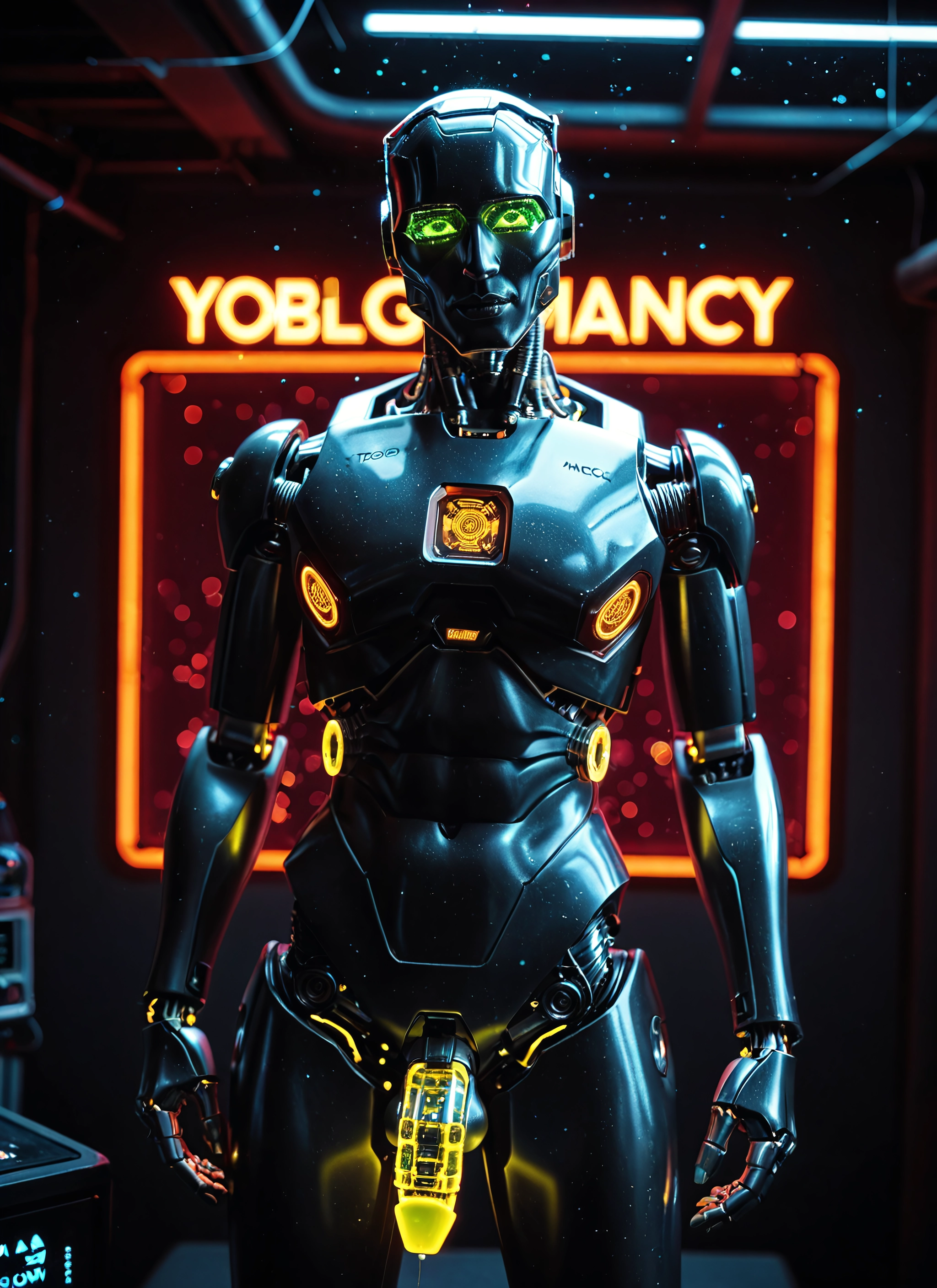 1boy, solo, male focus, science fiction, glowing, looking at viewer · Yamete.gg