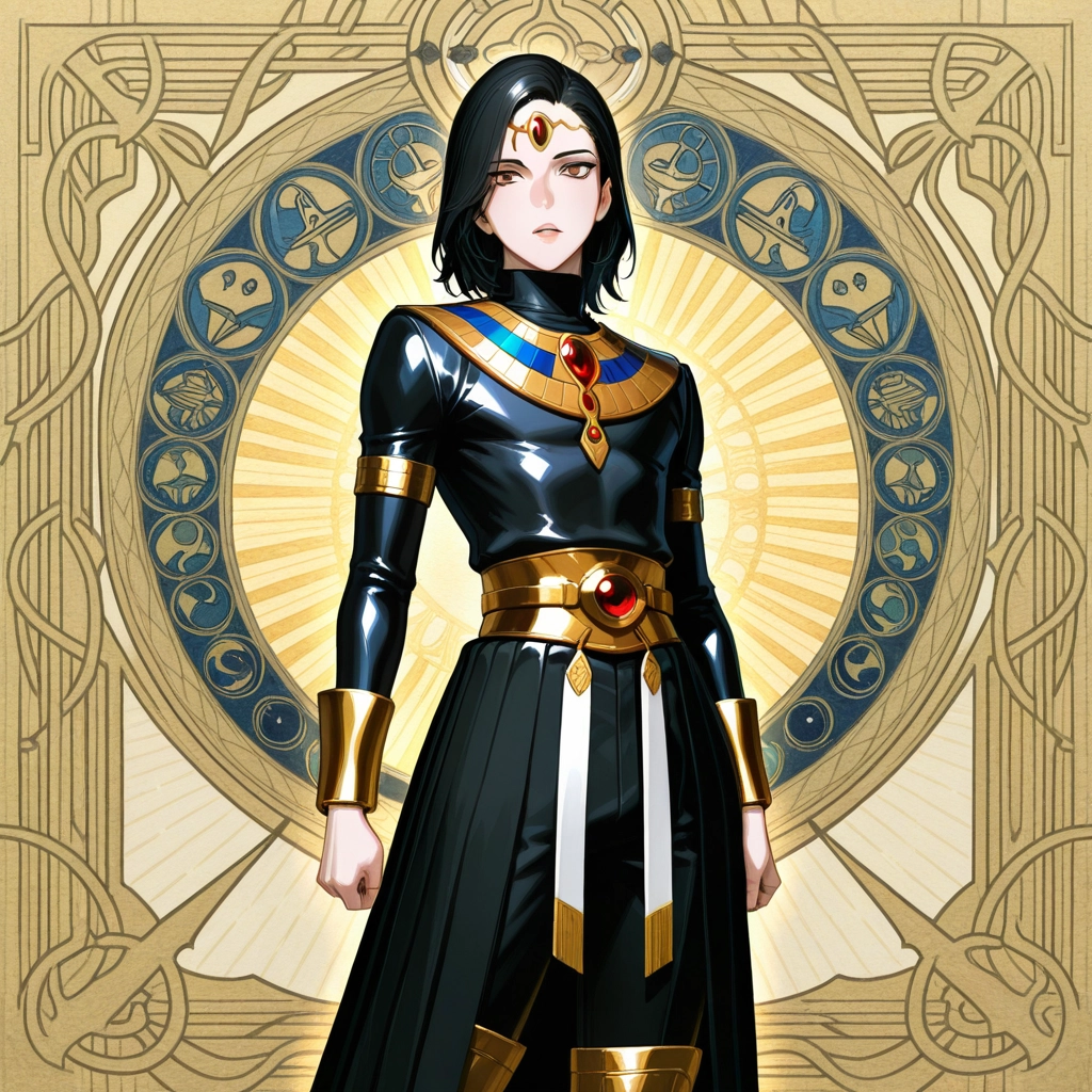 black hair, solo, jewelry, 1girl, looking at viewer, circlet · Yamete.gg