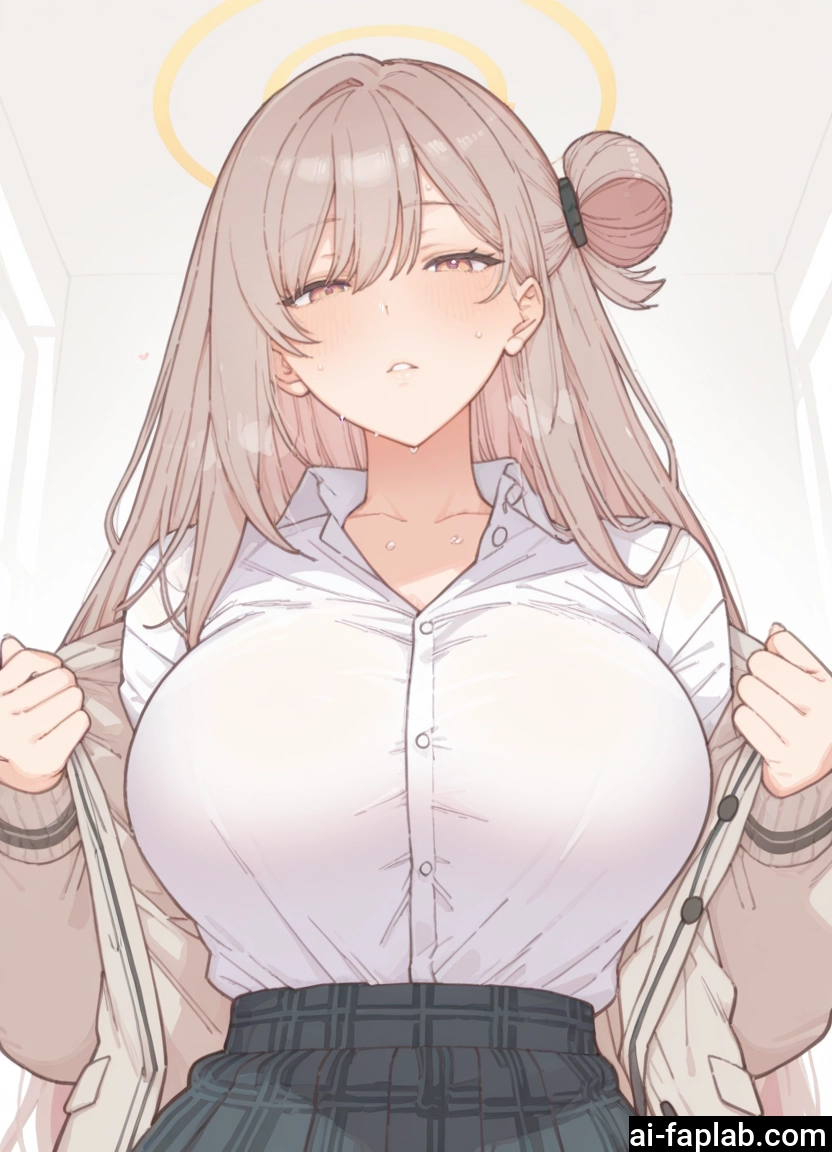 1girl, breasts, skirt, long hair, shirt, solo · Yamete.gg