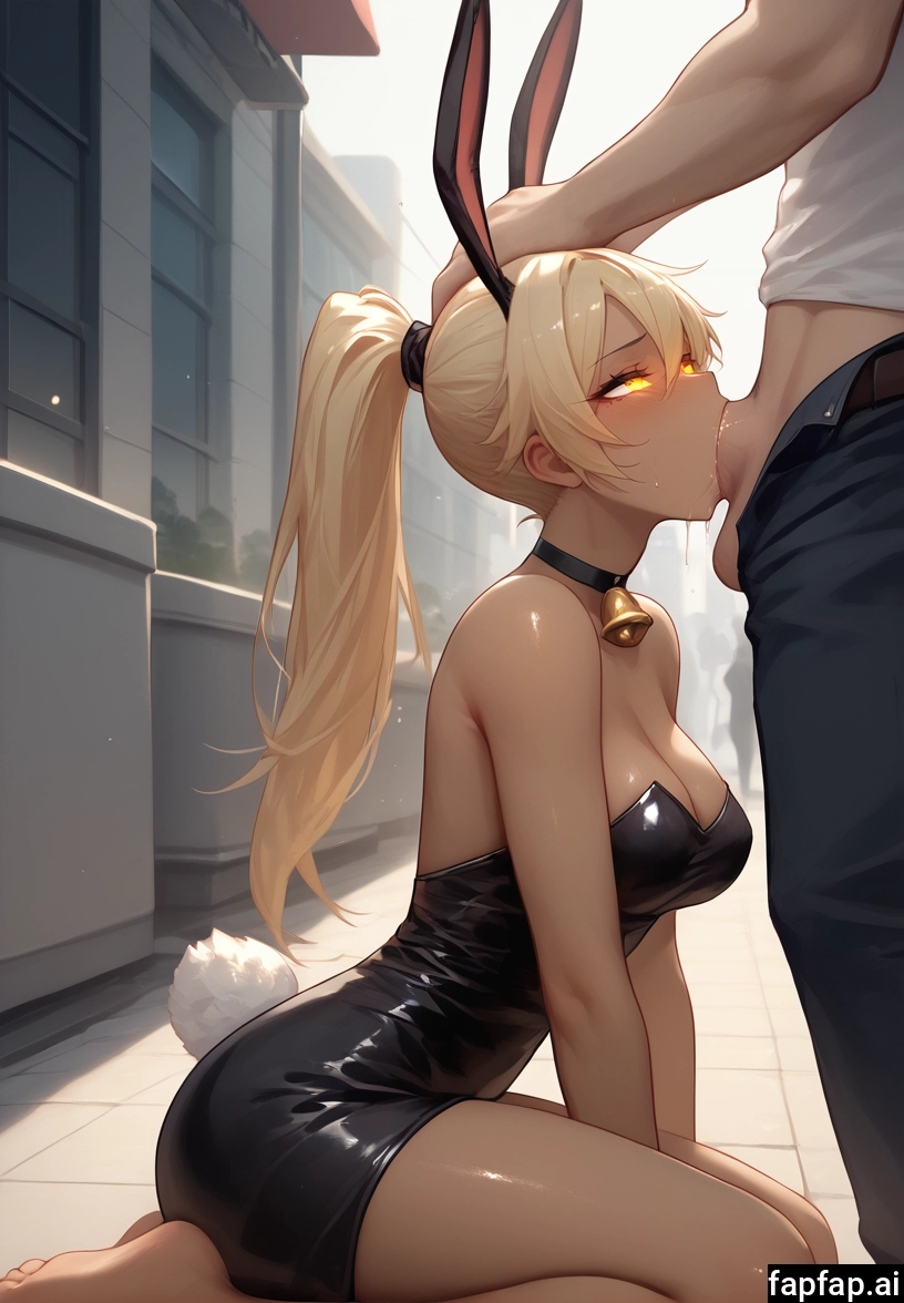 1girl, breasts, 1boy, animal ears, blonde hair, hetero · Yamete.gg