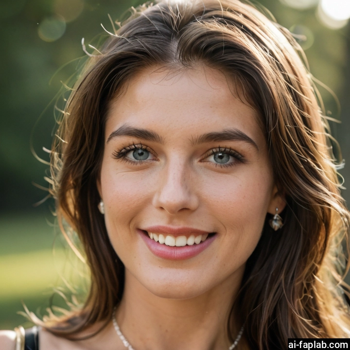 1girl, solo, jewelry, photo (medium), earrings, smile · Yamete.gg