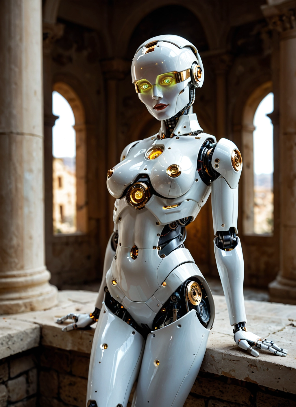 1girl, solo, breasts, robot joints, robot, joints · Yamete.gg