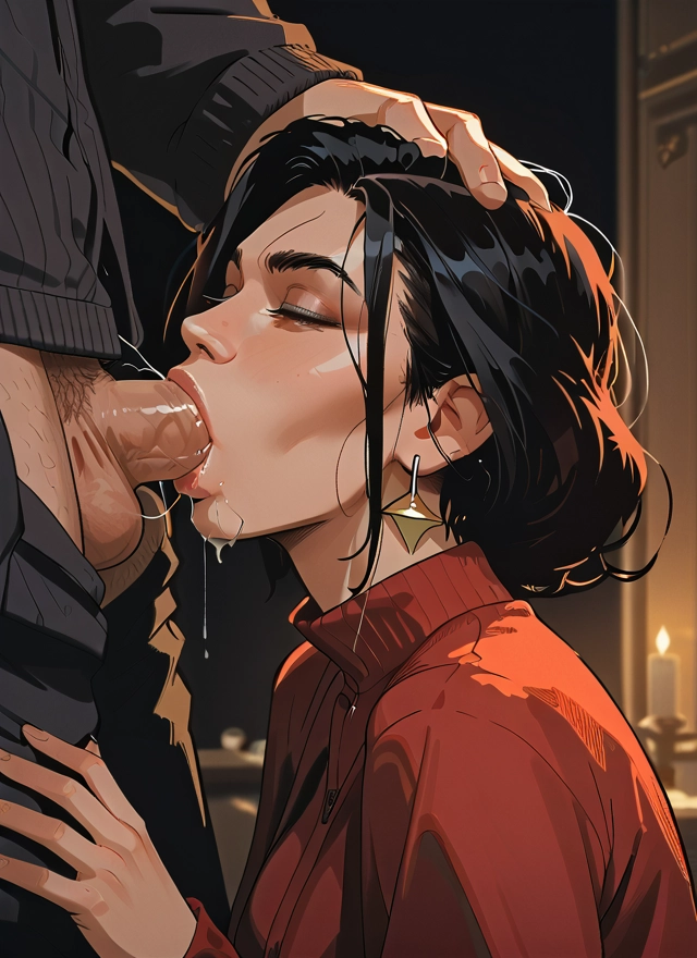 penis, 1girl, oral, hetero, fellatio, 1boy · Yamete.gg
