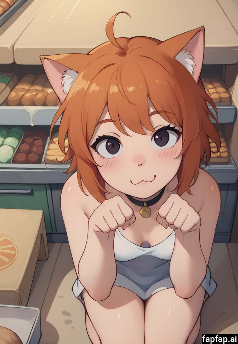 1girl, animal ears, solo, breasts, paw pose, looking at viewer · Yamete.gg