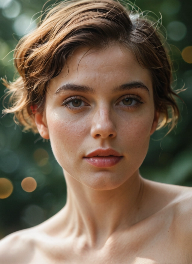 1girl, solo, short hair, looking at viewer, brown eyes, realistic · Yamete.gg