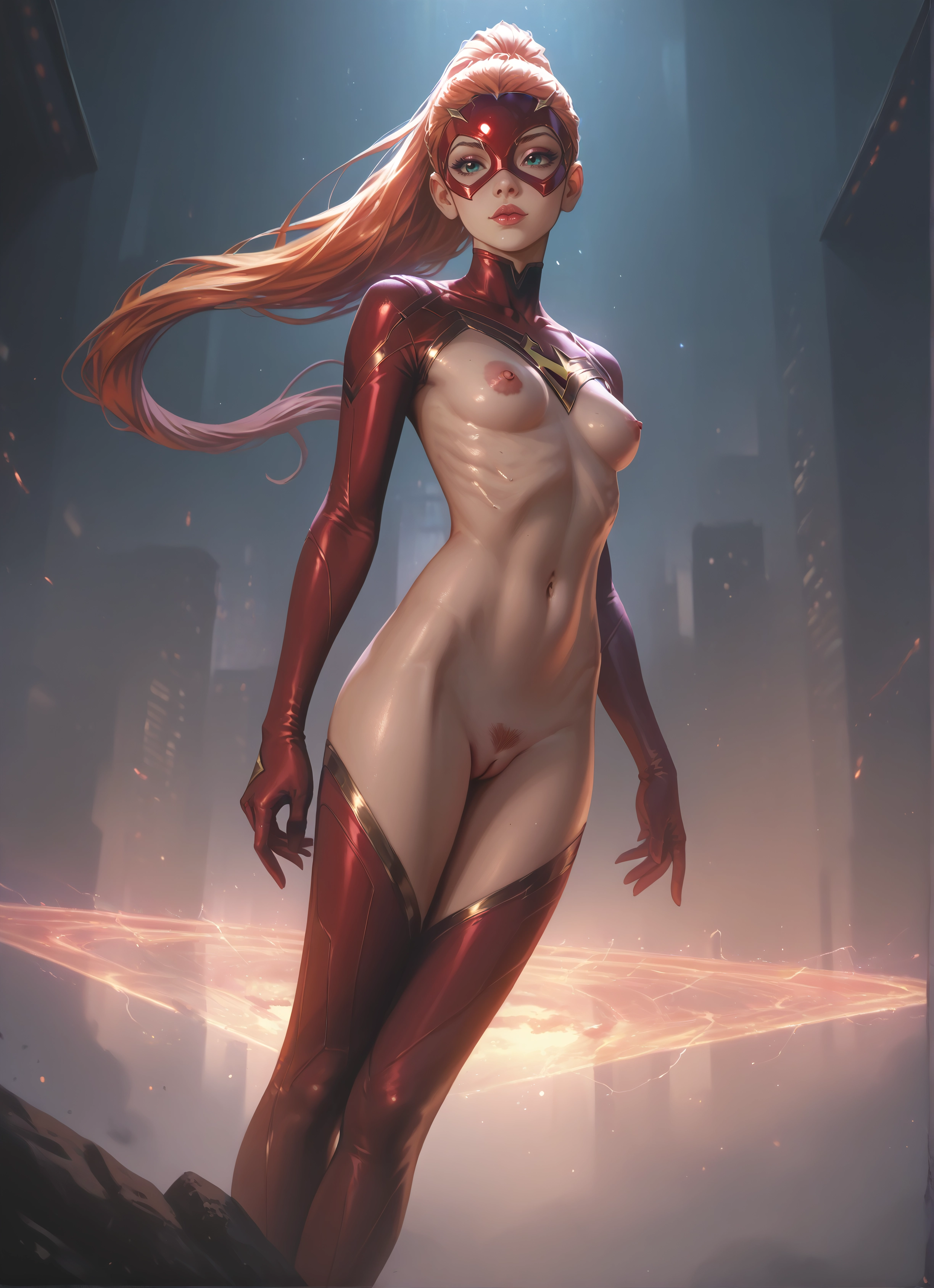 1girl, solo, breasts, nipples, pussy, pubic hair · Yamete.gg