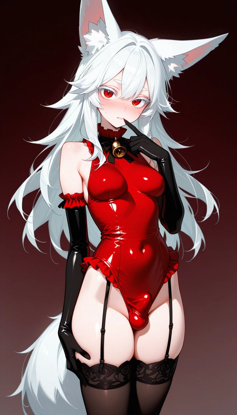 gloves, 1girl, animal ears, thighhighs, leotard, elbow gloves · Yamete.gg