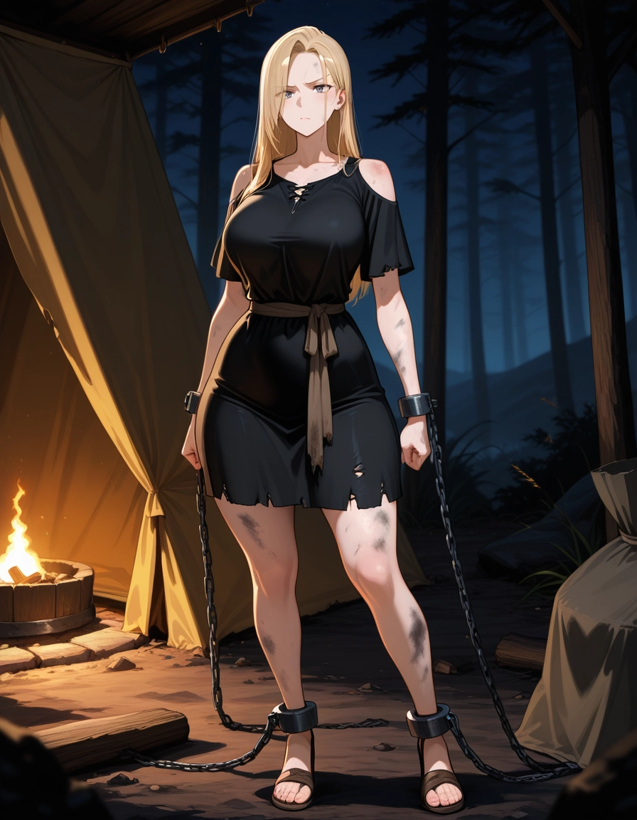 1girl, blonde hair, breasts, long hair, torn clothes, large breasts · Yamete.gg