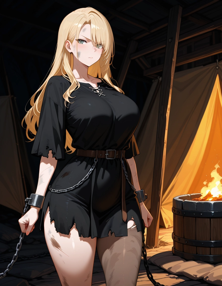 1girl, blonde hair, breasts, solo, long hair, large breasts · Yamete.gg