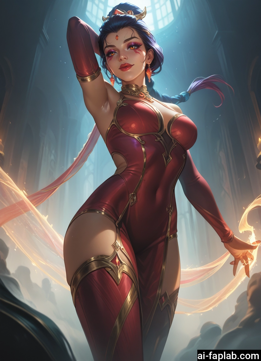 1girl, breasts, jewelry, earrings, thighhighs, solo · Yamete.gg