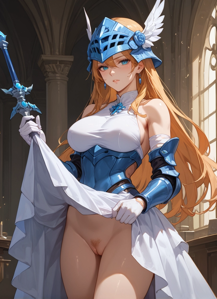 1girl, long hair, breasts, female pubic hair, pubic hair, solo · Yamete.gg