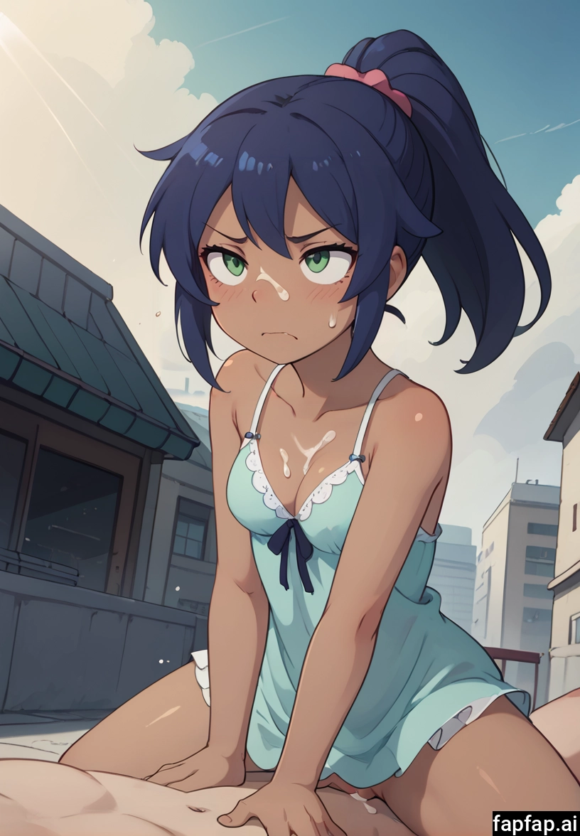 1girl, 1boy, breasts, hetero, green eyes, cum · Yamete.gg