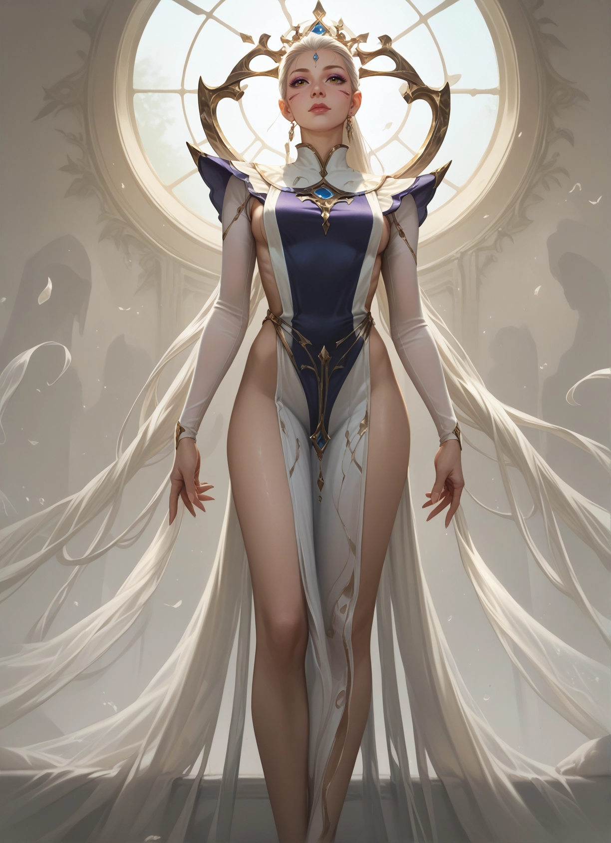 1girl, long hair, very long hair, breasts, jewelry, solo · Yamete.gg
