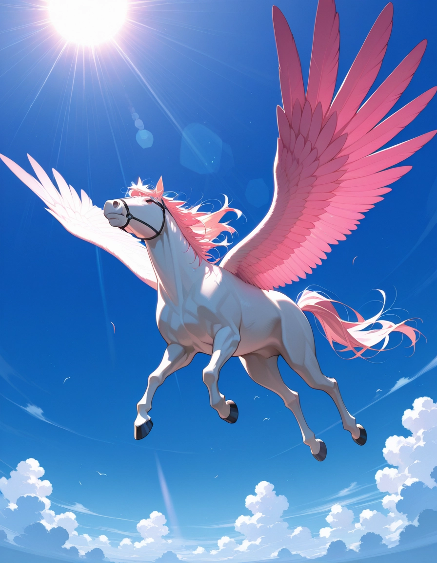 no humans, sky, sun, day, cloud, blue sky · Yamete.gg