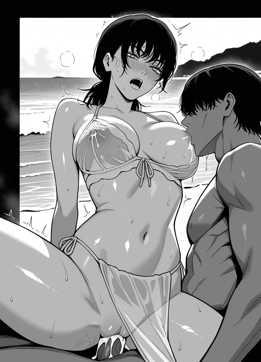 1girl, hetero, cum in pussy, 1boy, cum, breasts · Yamete.gg