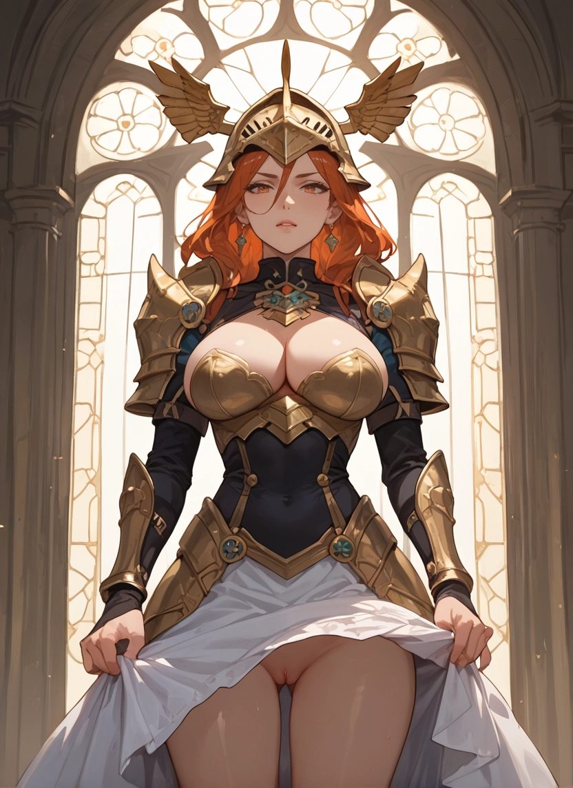 1girl, breasts, pussy, solo, jewelry, earrings · Yamete.gg