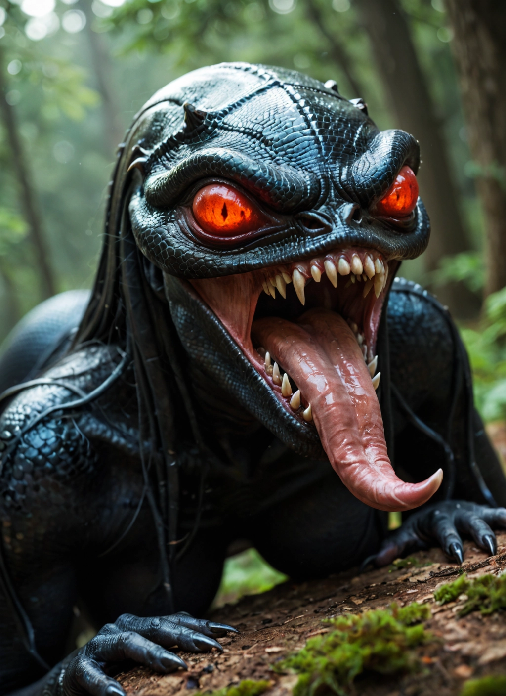 tongue, no humans, teeth, tongue out, open mouth, solo · Yamete.gg