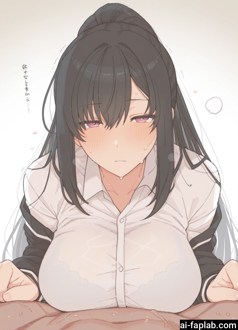 1girl, breasts, 1boy, shirt, long hair, large breasts · Yamete.gg