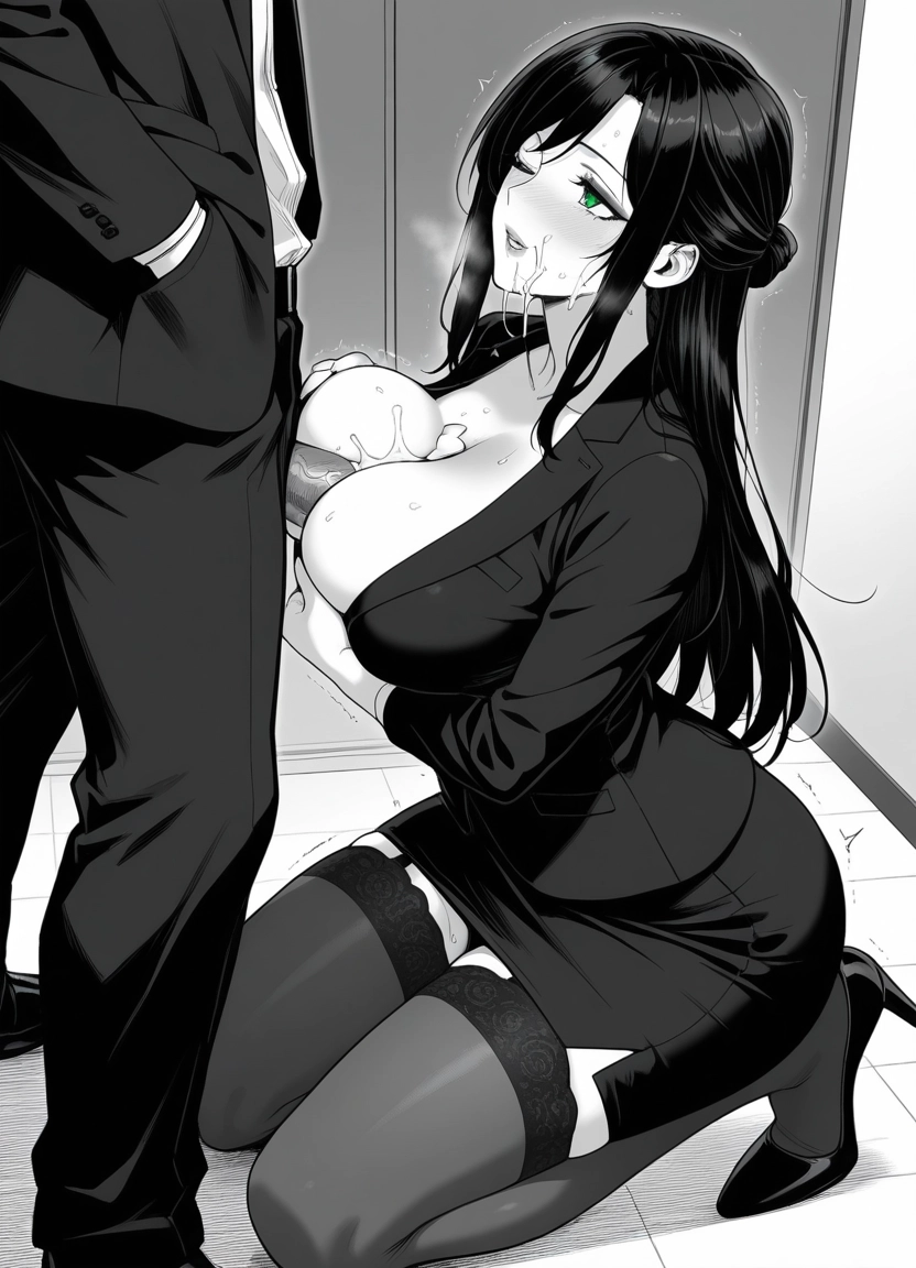 1girl, breasts, penis, hetero, 1boy, paizuri · Yamete.gg