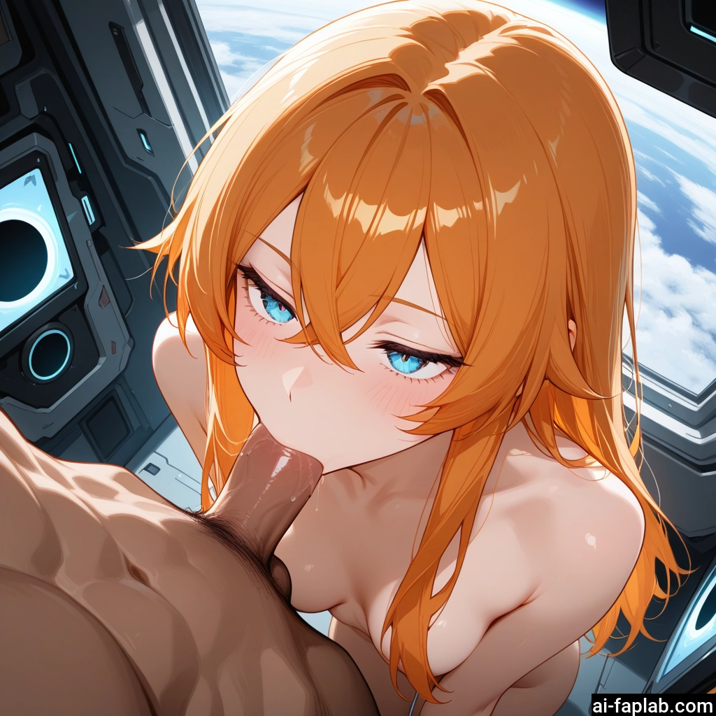 1girl, penis, oral, hetero, fellatio, breasts