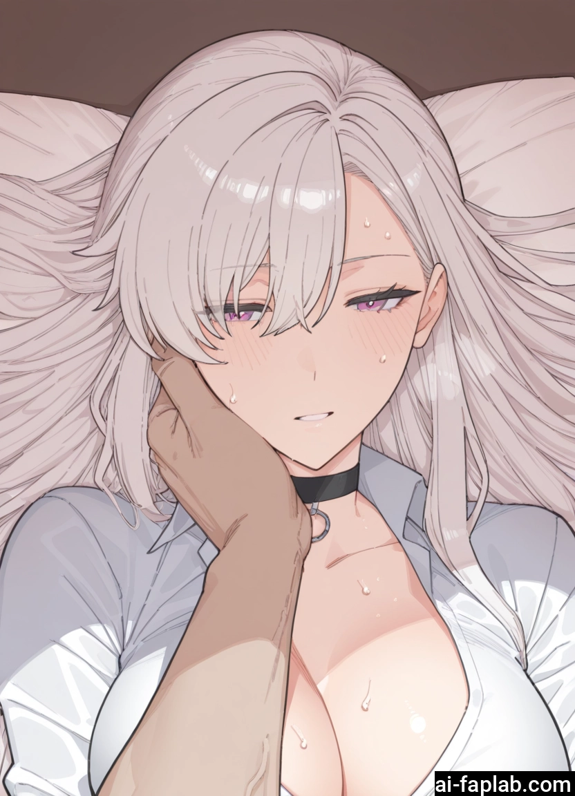 1girl, breasts, cleavage, choker, shirt, large breasts · Yamete.gg