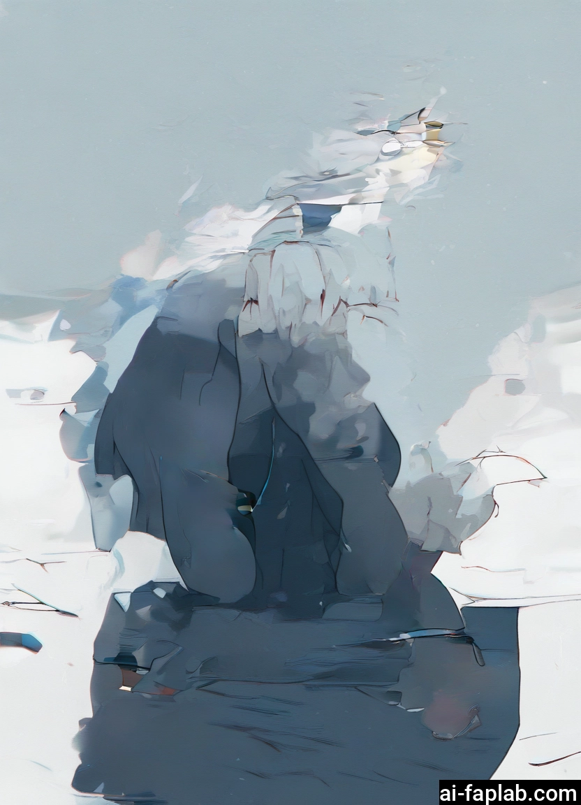 furry, solo, 1boy, male focus, from behind, white hair