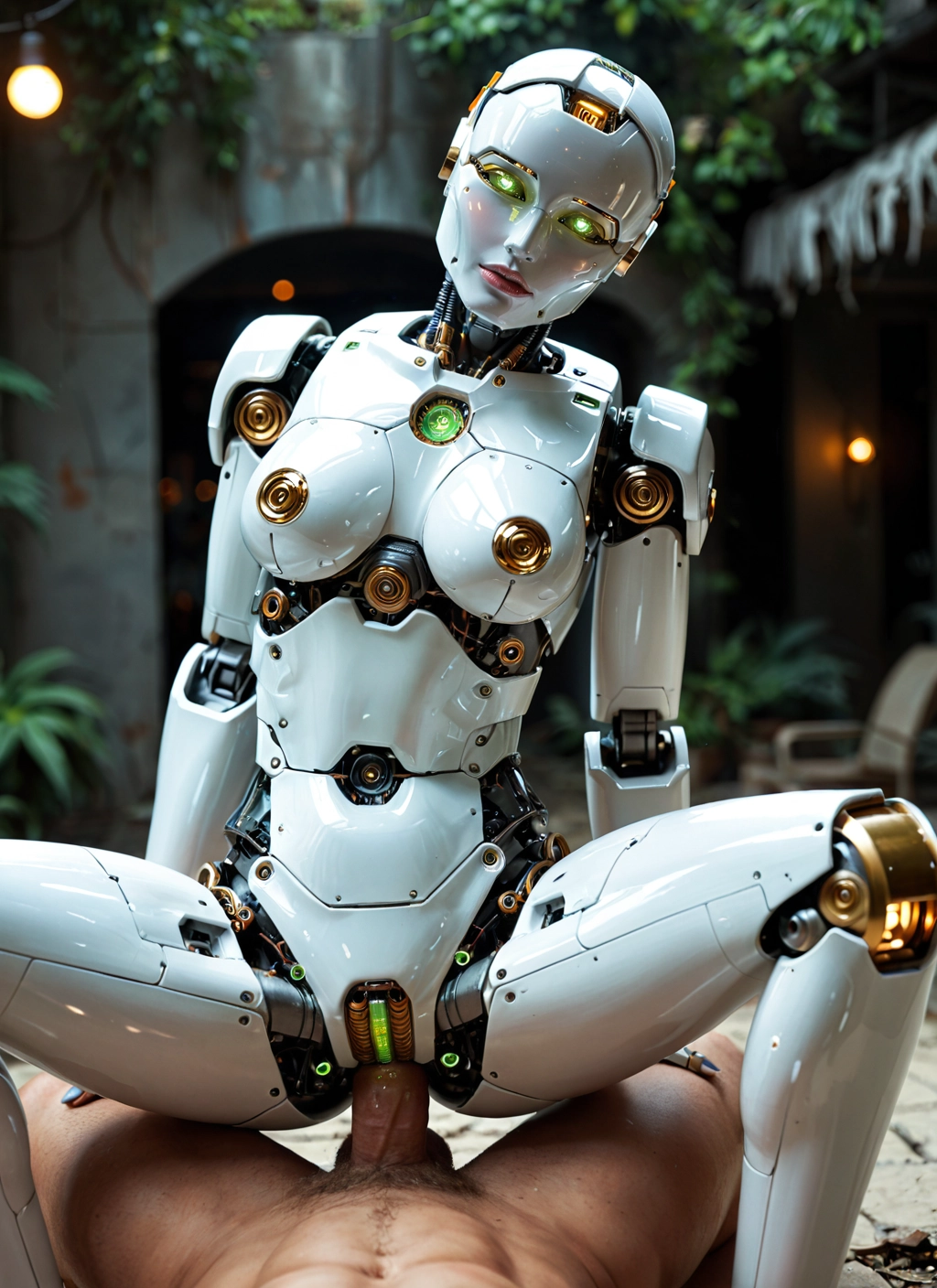 1girl, penis, 1boy, hetero, straddling, humanoid robot · Yamete.gg