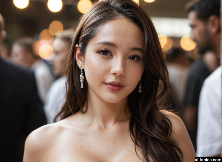 1girl, jewelry, earrings, solo focus, long hair, brown hair