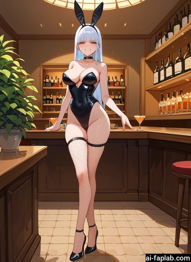 1girl, breasts, animal ears, rabbit ears, fishnets, playboy bunny · Yamete.gg