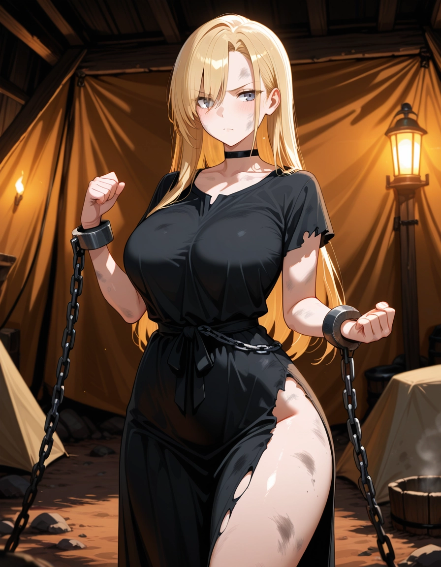 1girl, breasts, blonde hair, solo, long hair, large breasts · Yamete.gg