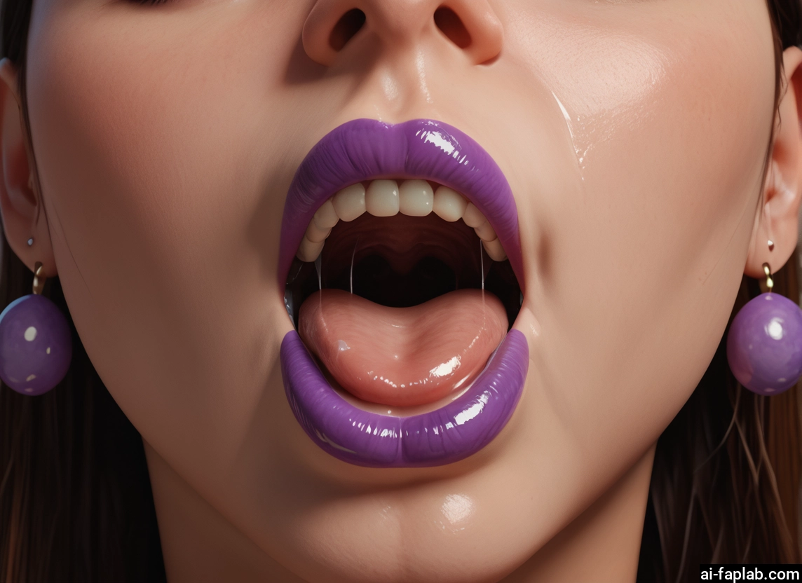 1girl, jewelry, earrings, solo, open mouth, close-up · Yamete.gg