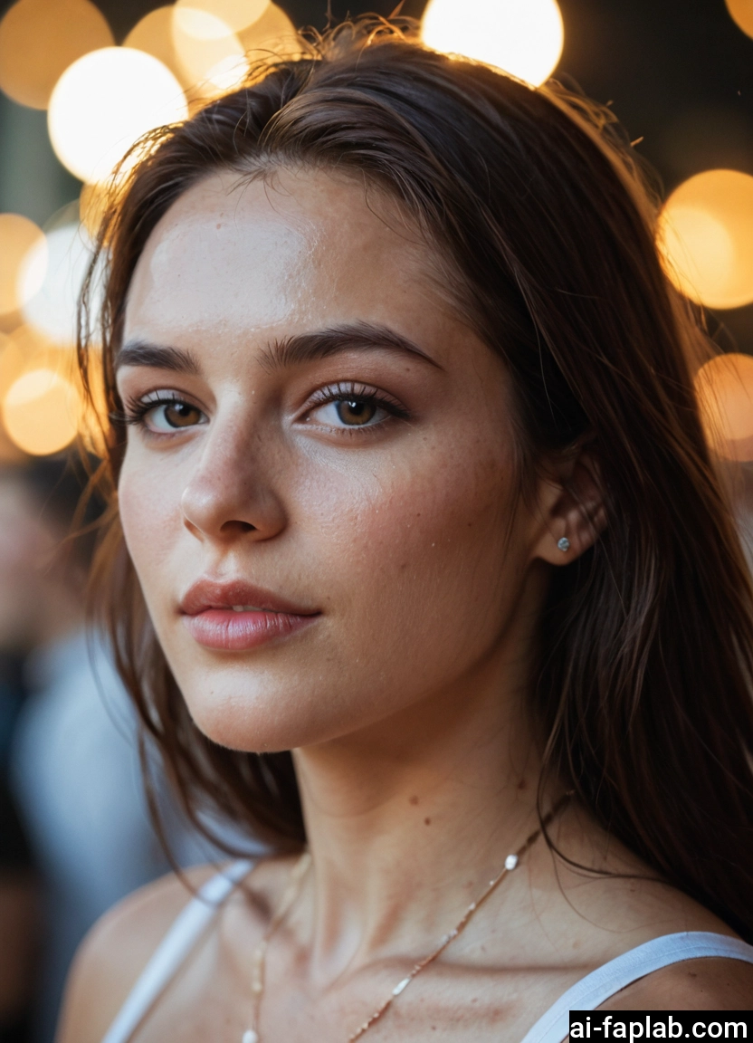 1girl, solo, jewelry, necklace, photo (medium), brown eyes · Yamete.gg