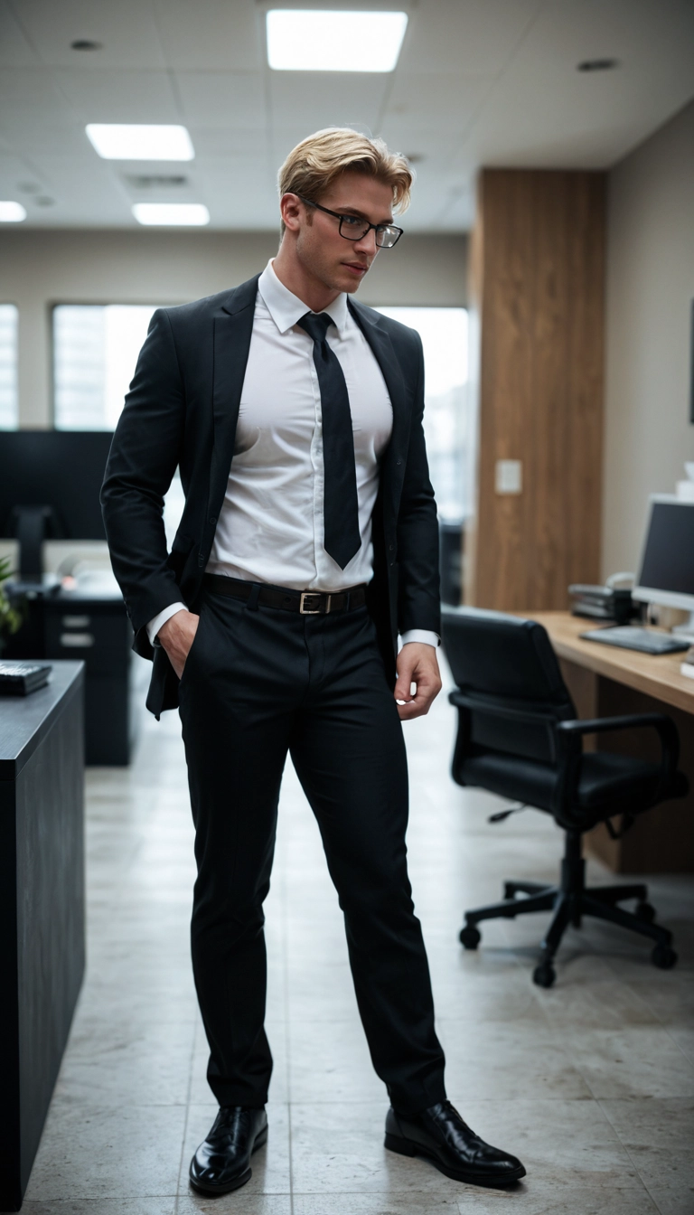 1boy, male focus, solo, shirt, pants, hand in pocket · Yamete.gg
