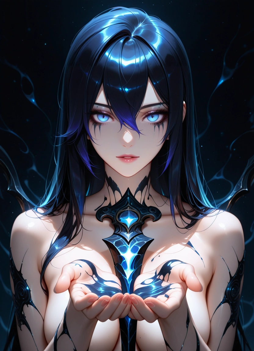 1girl, solo, breasts, blue eyes, looking at viewer, long hair · Yamete.gg