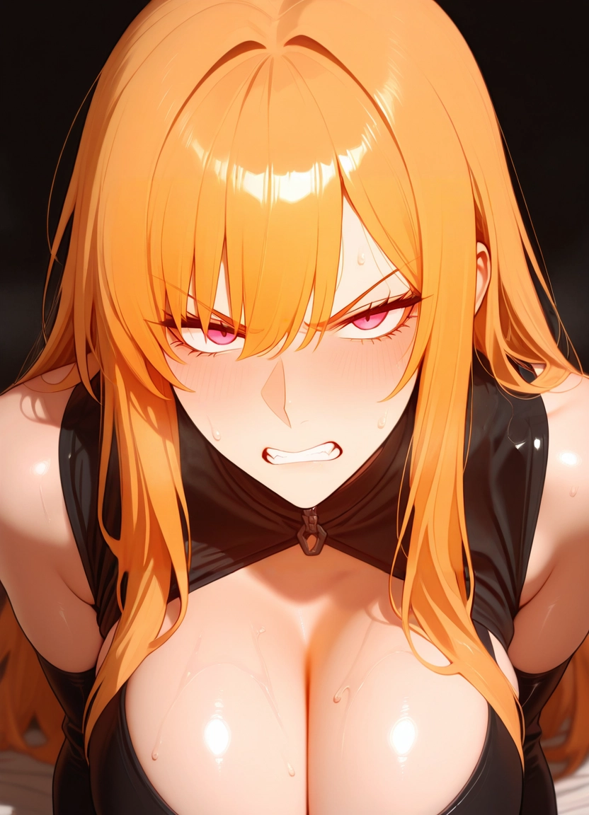 1girl, breasts, solo, long hair, cleavage, large breasts · Yamete.gg