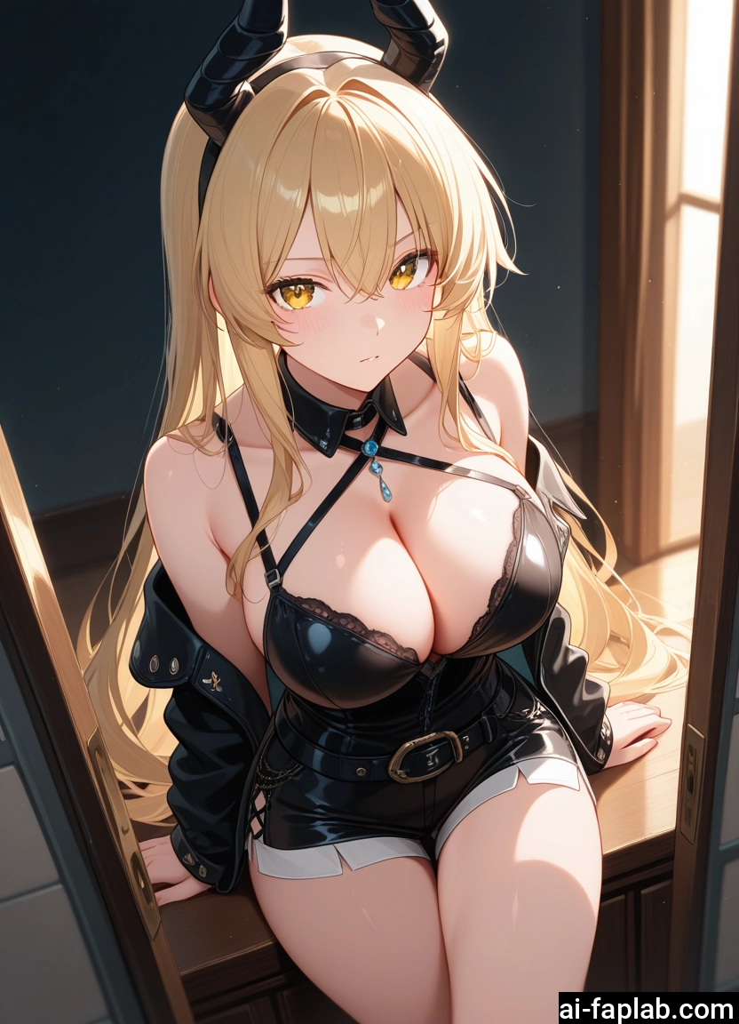 breasts, 1girl, long hair, large breasts, cleavage, solo