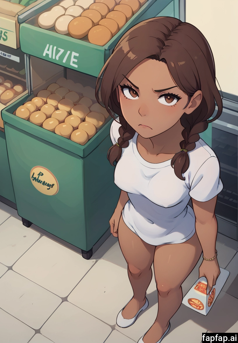1girl, brown hair, solo, dark skin, brown eyes, dark-skinned female · Yamete.gg