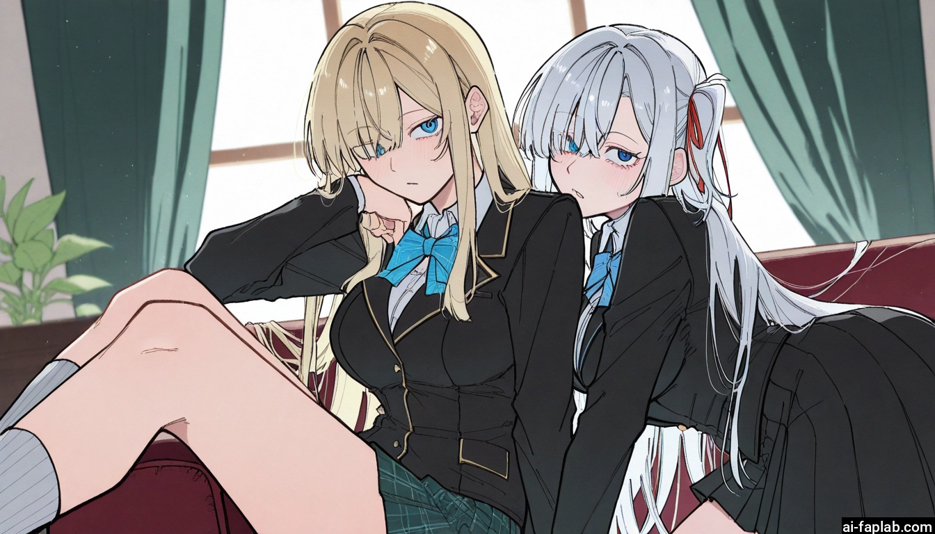 skirt, blue eyes, jacket, long hair, school uniform, 1girl