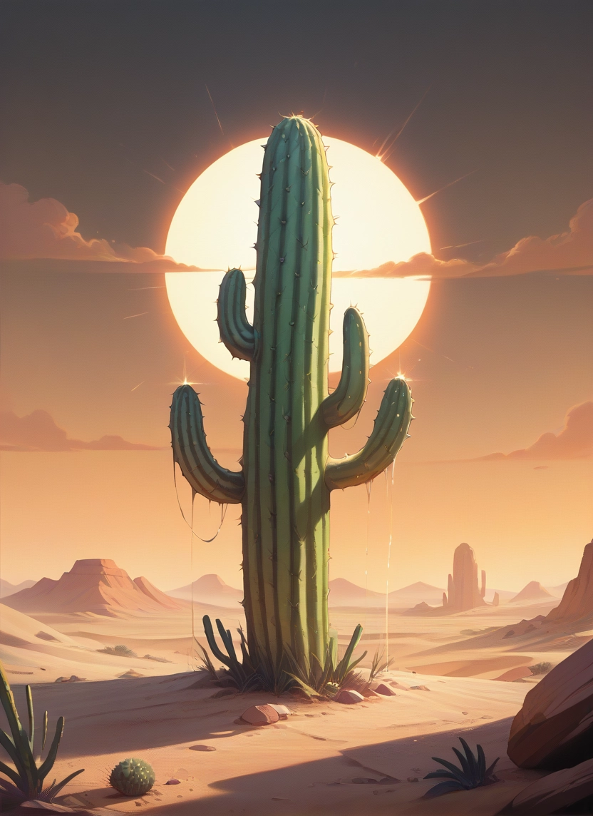no humans, desert, sun, sky, outdoors, cloud · Yamete.gg