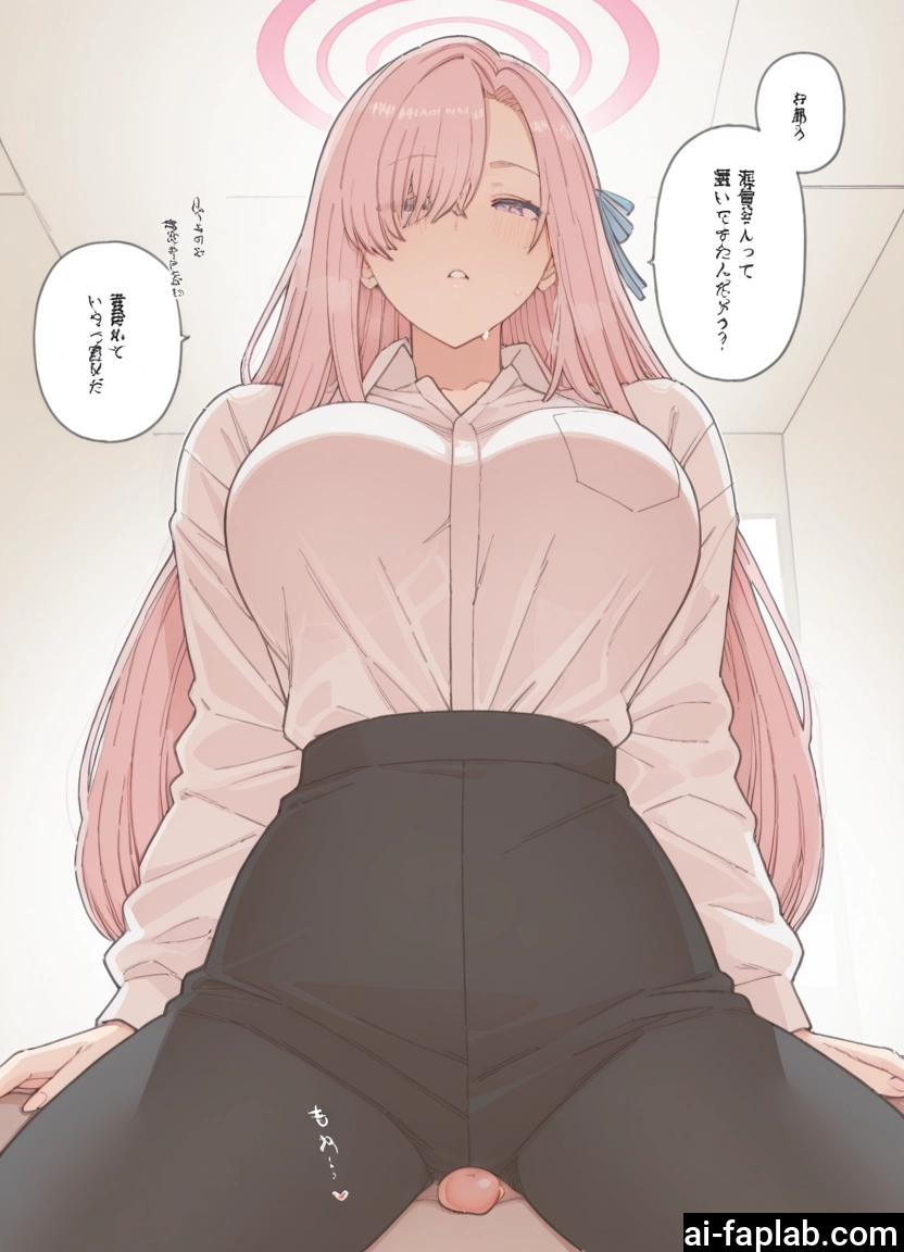 1girl, breasts, shirt, 1boy, long hair, large breasts