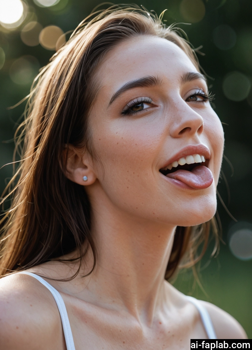 1girl, solo, teeth, jewelry, earrings, freckles · Yamete.gg