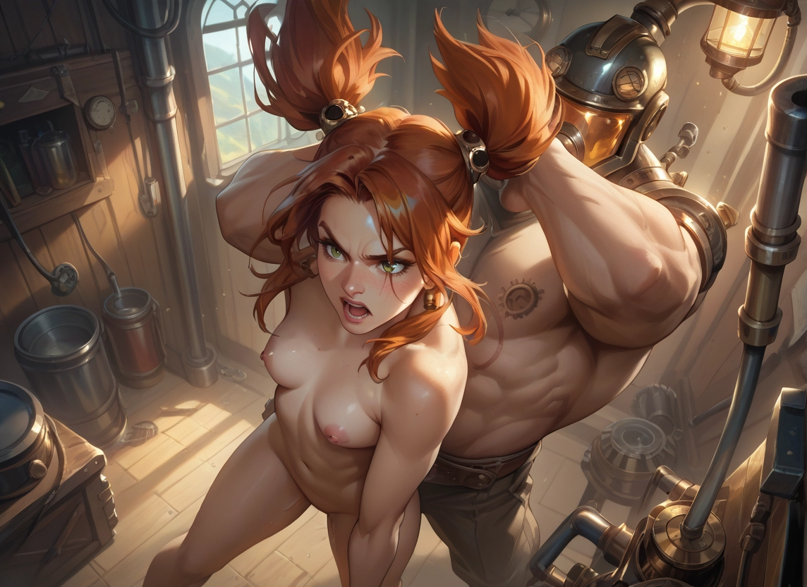 1girl, nipples, breasts, nude, 1boy, hetero · Yamete.gg