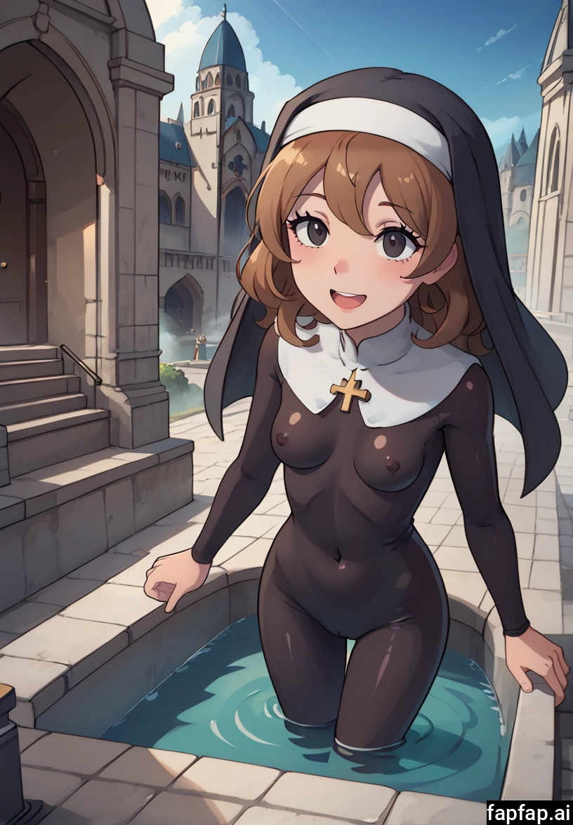 1girl, breasts, brown hair, solo, smile, open mouth · Yamete.gg