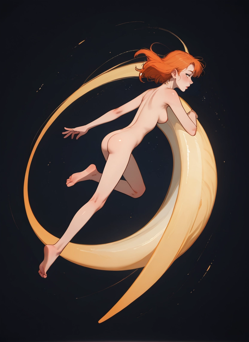 1girl, nude, ass, solo, breasts, barefoot · Yamete.gg