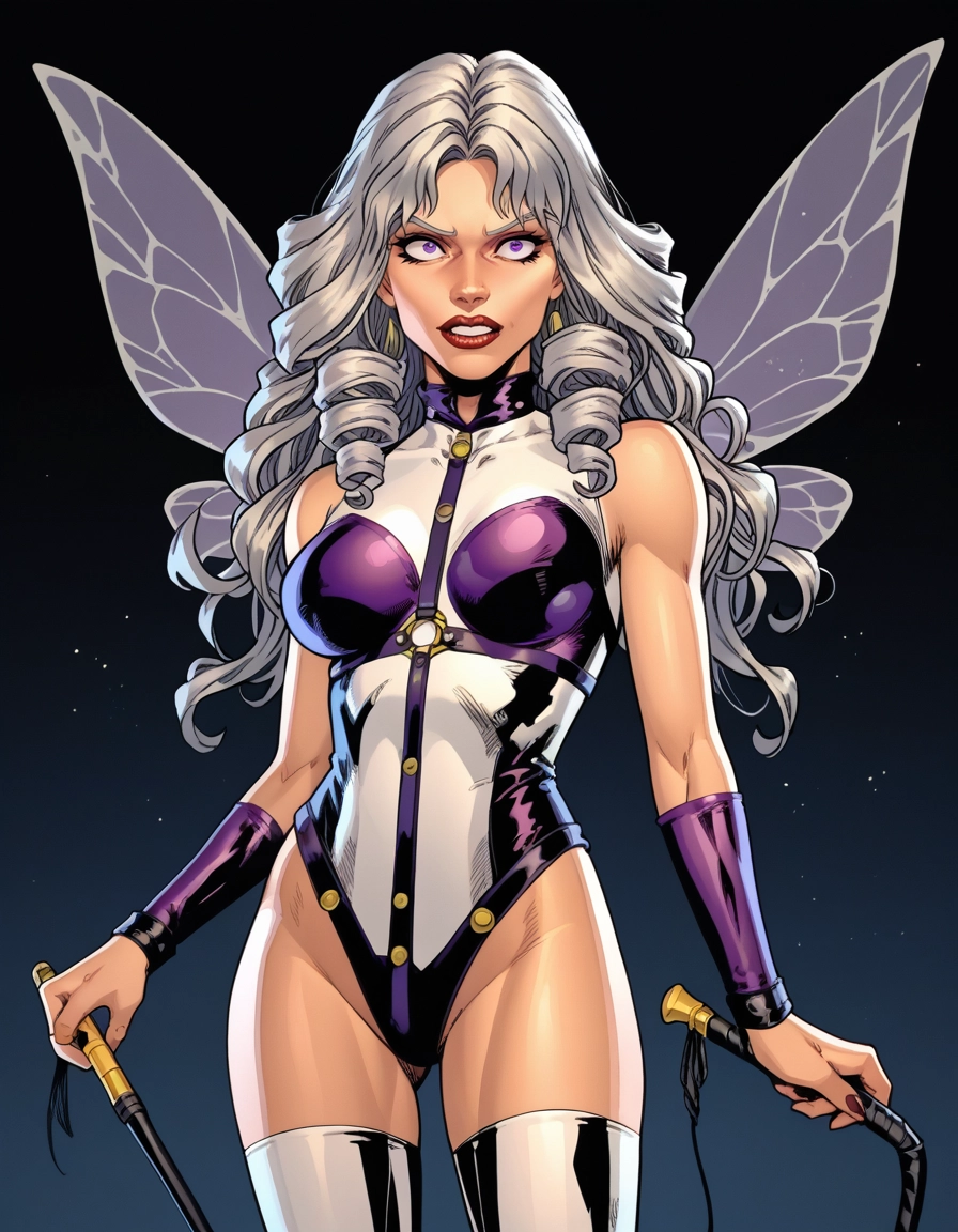 1girl, solo, wings, leotard, breasts, long hair · Yamete.gg
