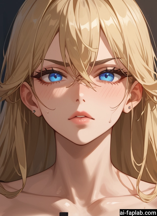 1girl, blue eyes, blonde hair, solo, jewelry, earrings · Yamete.gg