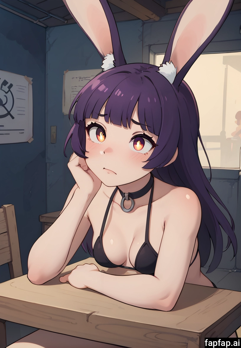 animal ears, breasts, rabbit ears, long hair, 1girl, swimsuit · Yamete.gg
