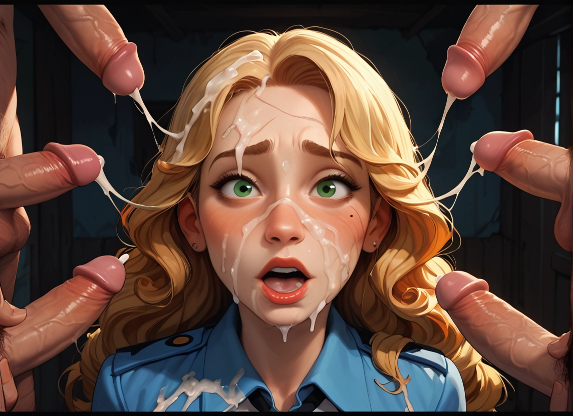 1girl, penis, cum, multiple penises, blonde hair, hetero · Yamete.gg