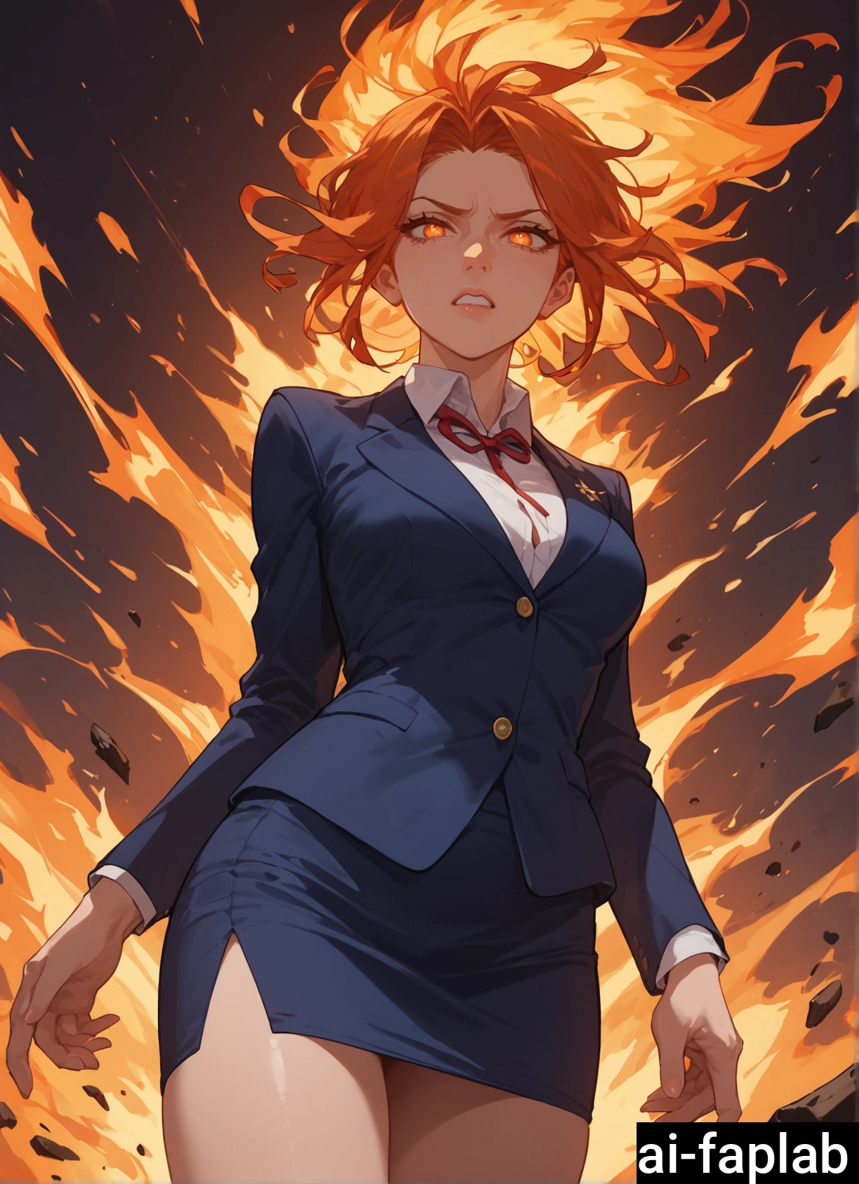 1girl, skirt, shirt, solo, jacket, white shirt
